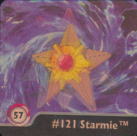57 120 Staryu 121 Starmie 1998 Pokemon Flipz Artbox Series One Pokemon Flipz Artbox 57 120 Staryu 121 Starmie 1998 Pokemon Flipz Artbox Series One Pokemon Flipz Artbox