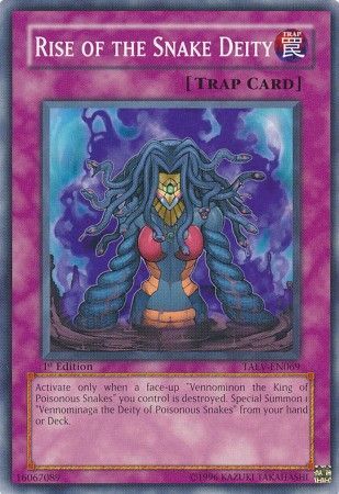 Rise of the Snake Deity TAEV EN069 Common 1st Edition Rise of the Snake Deity TAEV EN069 Common 1st Edition