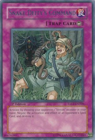 Snake Deity s Command TAEV EN068 Rare 1st Edition Snake Deity s Command TAEV EN068 Rare 1st Edition