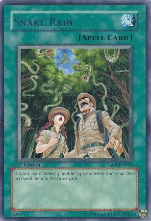 Snake Rain TAEV EN052 Rare 1st Edition Snake Rain TAEV EN052 Rare 1st Edition