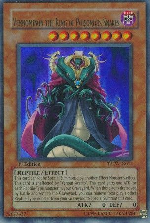 Vennominon the King of Poisonous Snakes TAEV EN014 Ultra Rare 1st Edition Tactical Evolution TAEV 1st Edition Singles Vennominon the King of Poisonous Snakes TAEV EN014 Ultra Rare 1st Edition Tactical Evolution TAEV 1st Edition Singles