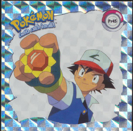 Pr45 Ash 1998 Pokemon Flipz Artbox Holo Sticker Pr45 Ash 1998 Pokemon Flipz Artbox Holo Sticker