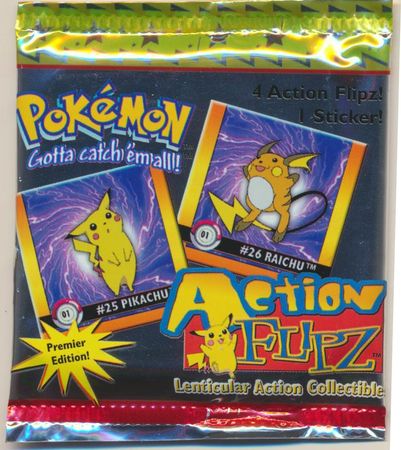 Pokemon Action Flipz Series 1 Sealed Pack  Hobby Exclusive Artbox