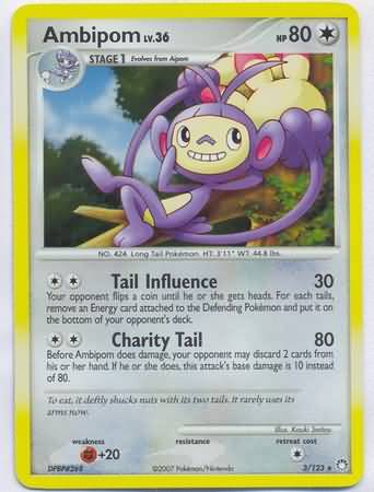 Ambipom 3 123 Holo Rare 