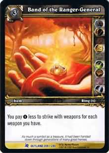 Band of the Ranger General 209 246 Rare WoW Fires of Outland Band of the Ranger General 209 246 Rare WoW Fires of Outland