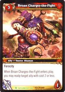 Broan Charges the Fight 154 246 Uncommon WoW Fires of Outland Broan Charges the Fight 154 246 Uncommon WoW Fires of Outland