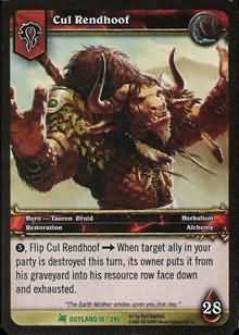 Cul Rendhoof 10 246 Uncommon WoW Fires of Outland Cul Rendhoof 10 246 Uncommon WoW Fires of Outland