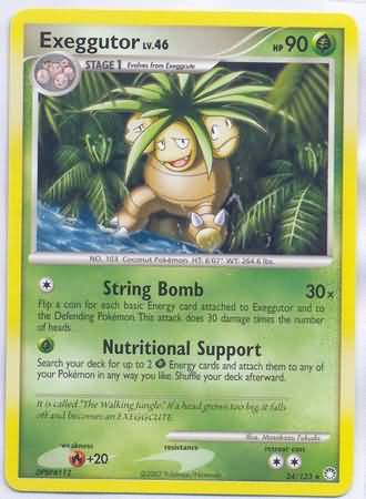 Exeggutor 24 123 Rare Diamond Pearl Mysterious Treasures Singles Exeggutor 24 123 Rare Diamond Pearl Mysterious Treasures Singles