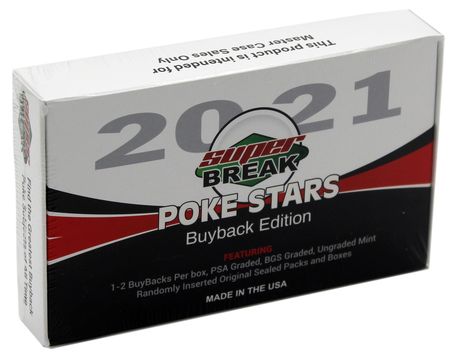 2021 Super Break Poke Stars Buyback Edition Box Pokemon Sealed Product 2021 Super Break Poke Stars Buyback Edition Box Pokemon Sealed Product