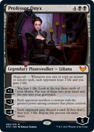 Professor Onyx 083 275 Strixhaven School of Mages Singles Professor Onyx 083 275 Strixhaven School of Mages Singles