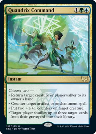Quandrix Command 217 275 Strixhaven School of Mages Singles Quandrix Command 217 275 Strixhaven School of Mages Singles