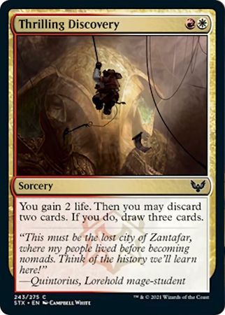 Thrilling Discovery 243 275 Strixhaven School of Mages Singles Thrilling Discovery 243 275 Strixhaven School of Mages Singles