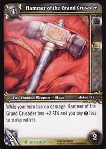 Hammer of the Grand Crusader 214 246 Uncommon WoW Fires of Outland Hammer of the Grand Crusader 214 246 Uncommon WoW Fires of Outland