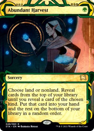 Abundant Harvest 48 63 Mystical Archive Strixhaven School of Mages Mystical Archives Singles Abundant Harvest 48 63 Mystical Archive Strixhaven School of Mages Mystical Archives Singles