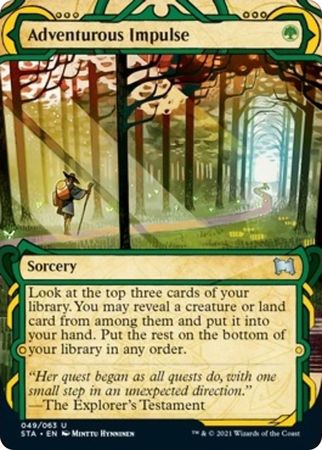 Adventurous Impulse 49 63 Mystical Archive Strixhaven School of Mages Mystical Archives Singles Adventurous Impulse 49 63 Mystical Archive Strixhaven School of Mages Mystical Archives Singles
