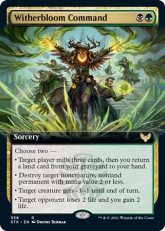 Witherbloom Command 356 Extended Art Witherbloom Command 356 Extended Art