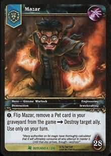 Mazar 4 246 Uncommon WoW Fires of Outland Mazar 4 246 Uncommon WoW Fires of Outland