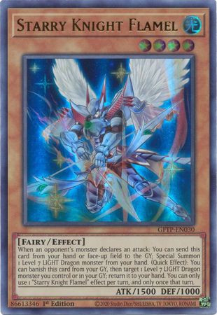 Starry Knight Flamel GFTP EN030 Ultra Rare 1st Edition Ghosts From The Past Collector s Set 1st Edition Singles Starry Knight Flamel GFTP EN030 Ultra Rare 1st Edition Ghosts From The Past Collector s Set 1st Edition Singles