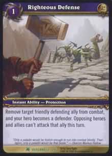 Righteous Defense 52 246 Uncommon WoW Fires of Outland Righteous Defense 52 246 Uncommon WoW Fires of Outland