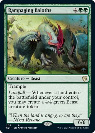 Rampaging Baloths 203 Commander 2021 Singles Rampaging Baloths 203 Commander 2021 Singles