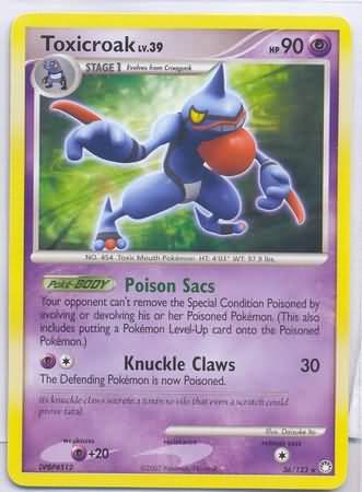 Toxicroak 36 123 Rare Toxicroak 36 123 Rare