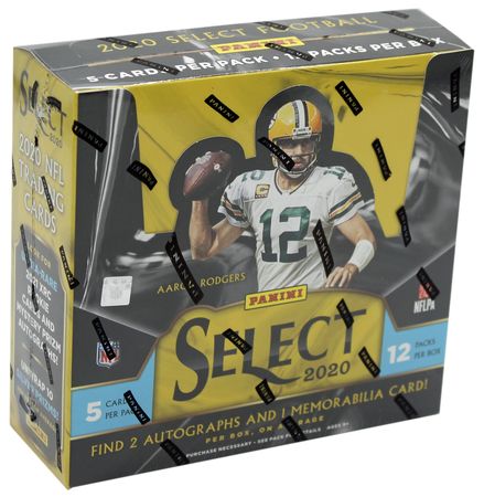 2020 Panini Select Football Hobby Box Panini 95612 Football Trading Card Sealed Product 2020 Panini Select Football Hobby Box Panini 95612 Football Trading Card Sealed Product