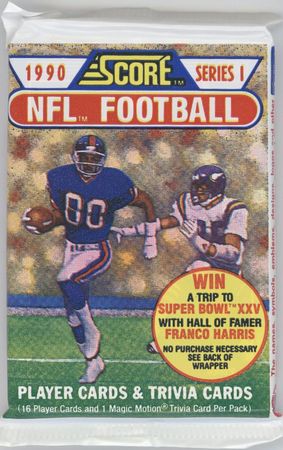1990 Score Series 1 Football Sealed pack Football Trading Card Sealed Product 1990 Score Series 1 Football Sealed pack Football Trading Card Sealed Product