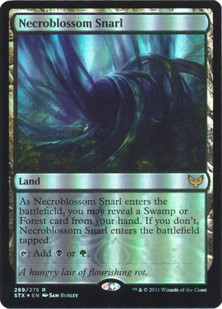 Necroblossom Snarl 269 275 Foil Strixhaven School of Mages Foil Singles Necroblossom Snarl 269 275 Foil Strixhaven School of Mages Foil Singles