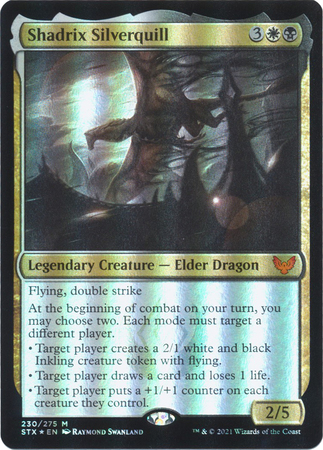 Shadrix Silverquill 230 275 Foil Strixhaven School of Mages Foil Singles Shadrix Silverquill 230 275 Foil Strixhaven School of Mages Foil Singles
