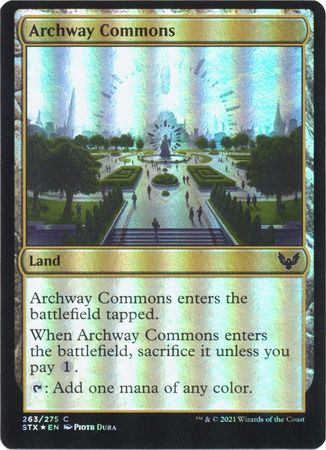 Archway Commons 263 275 Foil Strixhaven School of Mages Foil Singles Archway Commons 263 275 Foil Strixhaven School of Mages Foil Singles