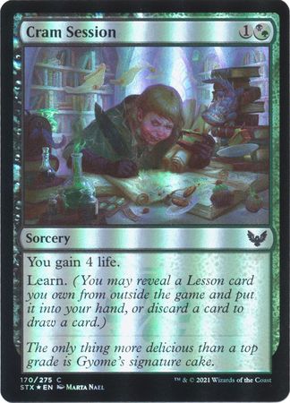 Cram Session 170 275 Foil Strixhaven School of Mages Foil Singles Cram Session 170 275 Foil Strixhaven School of Mages Foil Singles