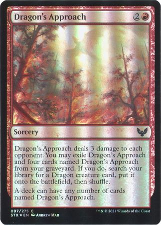 Dragon s Approach 097 275 Foil Strixhaven School of Mages Foil Singles Dragon s Approach 097 275 Foil Strixhaven School of Mages Foil Singles
