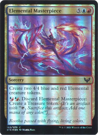 Elemental Masterpiece 182 275 Foil Strixhaven School of Mages Foil Singles Elemental Masterpiece 182 275 Foil Strixhaven School of Mages Foil Singles