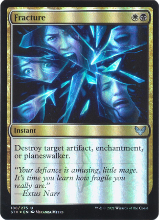 Fracture 188 275 Foil Strixhaven School of Mages Foil Singles Fracture 188 275 Foil Strixhaven School of Mages Foil Singles