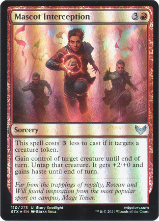 Mascot Interception 110 275 Foil Mascot Interception 110 275 Foil