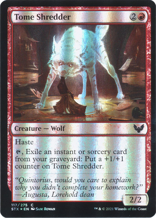 Tome Shredder 117 275 Foil Strixhaven School of Mages Foil Singles Tome Shredder 117 275 Foil Strixhaven School of Mages Foil Singles