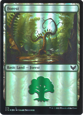Forest 374 Foil Strixhaven School of Mages Foil Singles Forest 374 Foil Strixhaven School of Mages Foil Singles