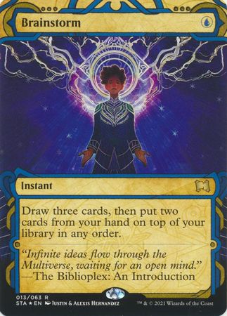 Brainstorm 013 063 Etched Foil Strixhaven School of Mages Etched Foil Singles Brainstorm 013 063 Etched Foil Strixhaven School of Mages Etched Foil Singles