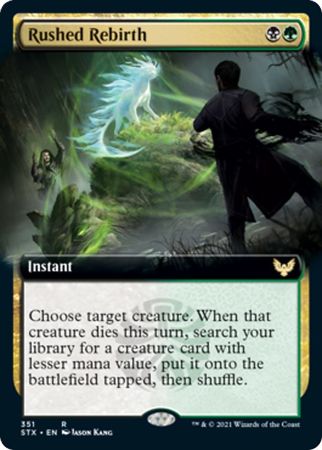 Rushed Rebirth 351 Extended Art Rushed Rebirth 351 Extended Art