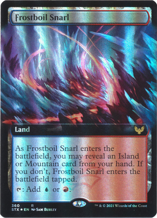 Frostboil Snarl 360 Extended Art Foil Strixhaven School of Mages Collector Booster Foil Singles Frostboil Snarl 360 Extended Art Foil Strixhaven School of Mages Collector Booster Foil Singles