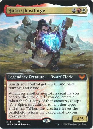 Hofri Ghostforge 344 Extended Art Foil Strixhaven School of Mages Collector Booster Foil Singles Hofri Ghostforge 344 Extended Art Foil Strixhaven School of Mages Collector Booster Foil Singles