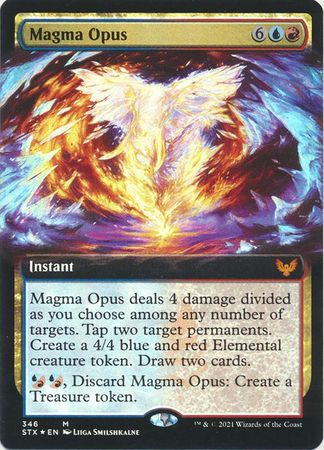 Magma Opus 346 Extended Art Foil Strixhaven School of Mages Collector Booster Foil Singles Magma Opus 346 Extended Art Foil Strixhaven School of Mages Collector Booster Foil Singles
