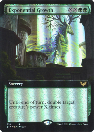 Exponential Growth 318 Extended Art Foil Exponential Growth 318 Extended Art Foil