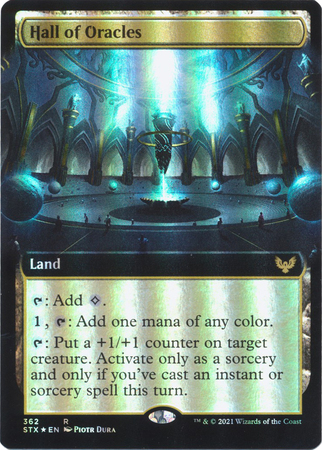 Hall of Oracles 362 Extended Art Foil Strixhaven School of Mages Collector Booster Foil Singles Hall of Oracles 362 Extended Art Foil Strixhaven School of Mages Collector Booster Foil Singles