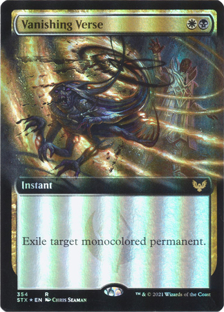 Vanishing Verse 354 Extended Art Foil Strixhaven School of Mages Collector Booster Foil Singles Vanishing Verse 354 Extended Art Foil Strixhaven School of Mages Collector Booster Foil Singles