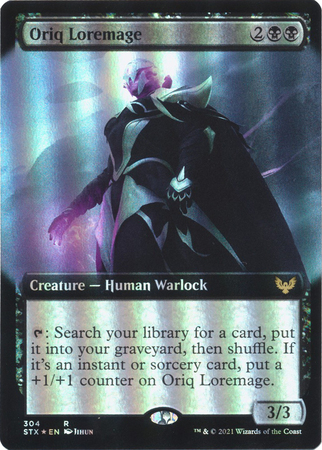 Oriq Loremage 304 Extended Art Foil Strixhaven School of Mages Collector Booster Foil Singles Oriq Loremage 304 Extended Art Foil Strixhaven School of Mages Collector Booster Foil Singles