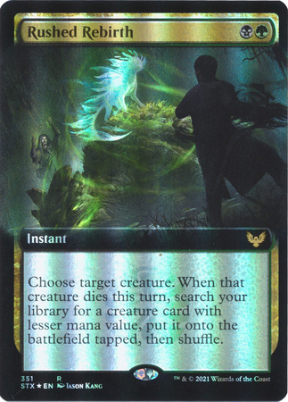 Rushed Rebirth 351 Extended Art Foil Rushed Rebirth 351 Extended Art Foil
