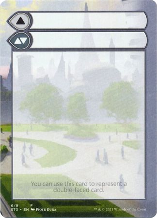 Blank Modal Double-Faced Token Card 6/9