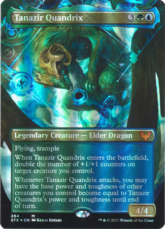 Tanazir Quandrix 284 Borderless Foil Tanazir Quandrix 284 Borderless Foil