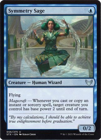 Symmetry Sage 056 275 Strixhaven School of Mages Singles Symmetry Sage 056 275 Strixhaven School of Mages Singles